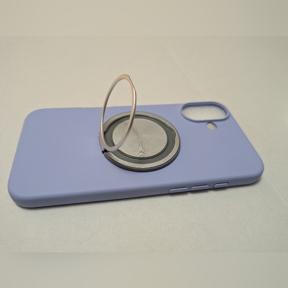 Purple Phone Case For iPhone 16 plus with Ring Holder NWT